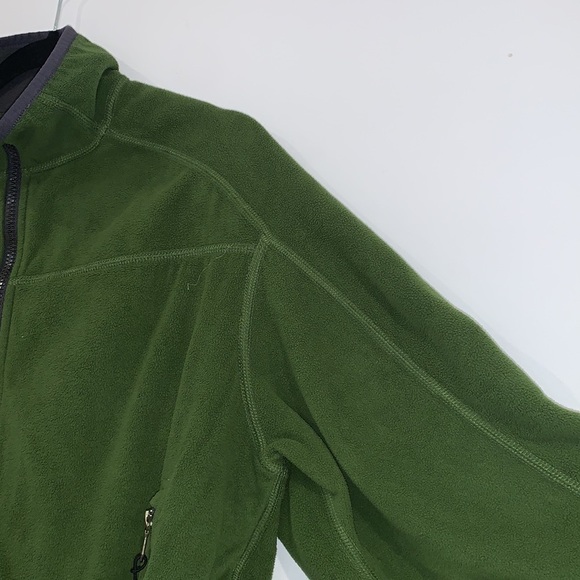 Timberland Grey and Green reversible full zip fleece jacket size Medium - Picture 6 of 16